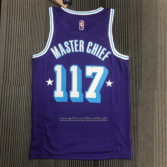 Maglia Los Angeles Lakers x X-box Master Chief #117 Viola